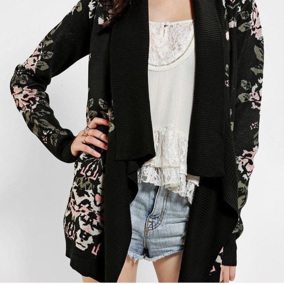 Urban Outfitters Intarsia Drape Open cardigan - Picture 1 of 8